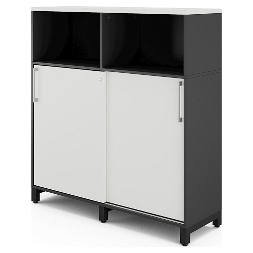 Шкаф открытый Kobor HK/2/1-120/60/M black/premium