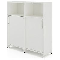 Шкаф открытый Kobor HK/2/1-120/40/M white/premium