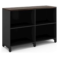 Шкаф открытый Kobor HO/2-120/40/M black/charlston