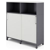 Шкаф открытый Kobor HK/2/1-120/60/M graphite/premium