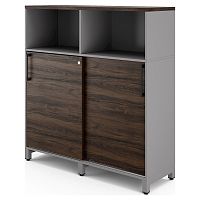 Шкаф открытый Kobor HK/2/1-120/40/M aluminum/charlston