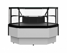 Холодильная витрина Полюс Carboma GC95 VM-5-1 внешний угол c боковинами (версия 2.0) (9006-9005)