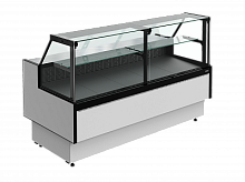 Холодильная витрина Полюс Carboma GC95 SV 1,8-1 с боковинами (версия 2.0) (9006-9005)