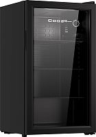 Холодильный шкаф со стеклом COOLEQ TBC-85N черный