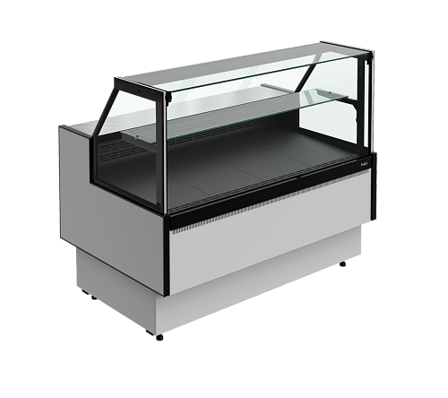 Холодильная витрина Полюс Carboma GC85 VM 0,94-1 с боковинами (9006-9005)