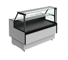 Холодильная витрина Полюс Carboma GC85 SV 1,25-1 с боковинами (9006-9005)