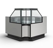 Холодильная витрина Полюс Carboma GC110 VM-6-1 внутренний угол с боковинами (версия 2.0) (9006-0430)