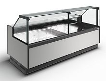 Холодильная витрина Полюс Carboma GC110 SP 2,0-1 рыба на льду закрытая с боковинами (версия 2.0) (9006-0430)