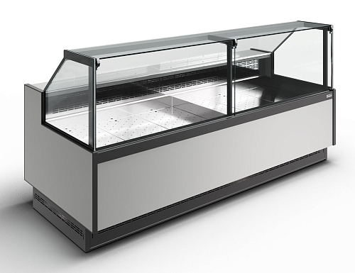 Холодильная витрина Полюс Carboma GC110 SP 2,0-1 рыба на льду закрытая с боковинами (версия 2.0) (9006-0430)