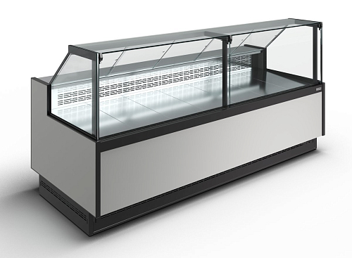 Холодильная витрина Полюс Carboma GC110 SM 2,0-1 с боковинами (версия 2.0) (9006-0430)