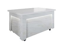 Салат-бар нейтральный без верхней полки Luxstahl СБН-1500 Premium (нерж.)