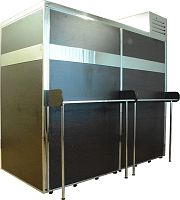 Кегератор BERK 20 Бизнес с двумя двустворчатыми дверными проемами с рамами ламинированными цветом венге