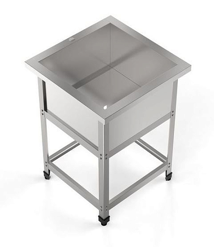 Ванна моечная GPsteel Стандарт ВМ-1 700/700/850 С (ВМ-1/600)