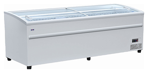 Ларь-бонета LEVIN ALPINA 250 НТ/СТ (RAL 9016) с делителями и решетками