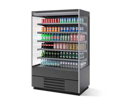 Витрина-горка холодильная Chilz Berg 190, Светло-серый глянцевый (T7044.V7044.B7044)