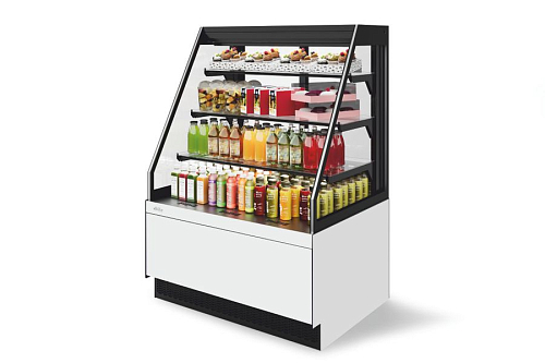 Витрина кондитерская Chilz Vete II kub OFT 130, Белый глянец (T9016.VG033.B9016)