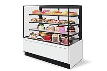Витрина кондитерская Chilz Vete II kub lux 130, Белый глянец (VG033.B9016)