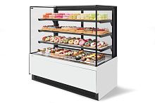 Витрина кондитерская Chilz Vete II kub 130, Белый глянец (VG033.B9016)