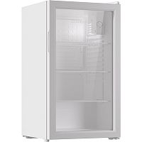 Холодильный шкаф со стеклом COOLEQ TBC-85N белый