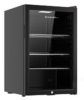 Холодильный шкаф со стеклом COOLEQ TBC-145N черный