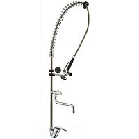 Душирующее устройство AIRHOT PR-350MTR в комплекте со смесителем и краном