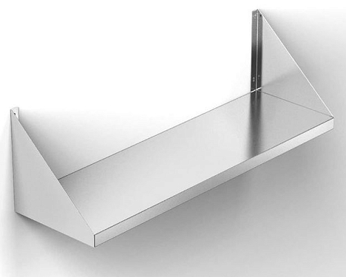 Полка настенная открытая (косынка) GPsteel ПКОН 1/600/300/300