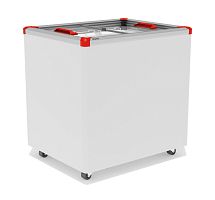 Морозильный ларь FROSTOR GELLAR FG 250 C v25 прямое стекло, красный (пропан)