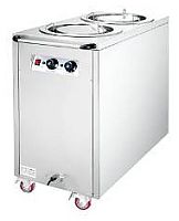 Тележка тепловая 2-секционная Rosso HPW-2