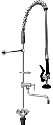 Устройство душирующее Airhot PR-350 MT в комплекте со смесителем и краном (уценка)