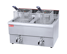 Фритюрница (2 емкости) Hualian Machinery HEF-12L