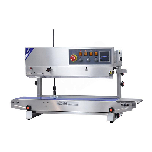 Роликовый конвейерный запайщик с правой подачей Hualian Machinery FRBM-810II (вертик., счетчик пакетов)