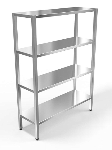 Стеллаж кухонный GPsteel СК 1600/400/1600, п («Профи», GP)