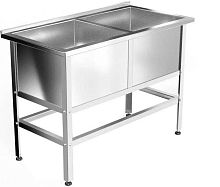 Ванна моечная GPsteel ВМБ-2 1240/630/850, с