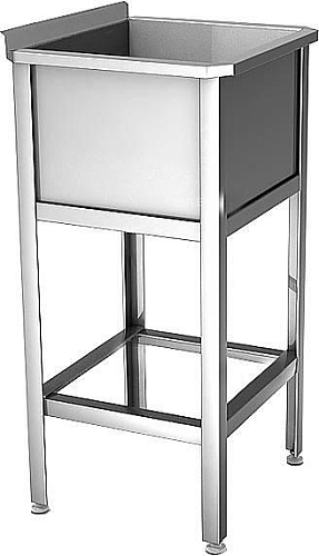 Ванна моечная GPsteel ВМБ-1 630/630/850, с