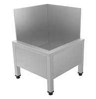 Ванна моечная моповая Кобор ВМБ/1-37/60 (370х600х400 (700 с бортом), два борта)