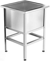 Ванна моечная GPsteel ВМ-1 530/530/850, э (ВМ-1/430, «Эконом», GP, емкость сварная 430*430*300- 1шт.)