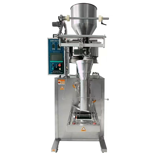 Автоматическая фасовочно-упаковочная машина Hualian Machinery DXDK-420RH-E (нерж., пакет-подушка, 900-1100 мл, W пленки 420 мм, зубч. нож)