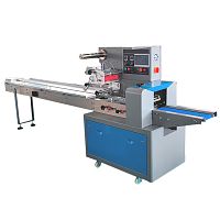 Горизонтальная упаковочная машина Hualian Machinery DXDZ-250B New (2 ножа, bag L 65-190 mm, S 200 mm, H-40 mm)