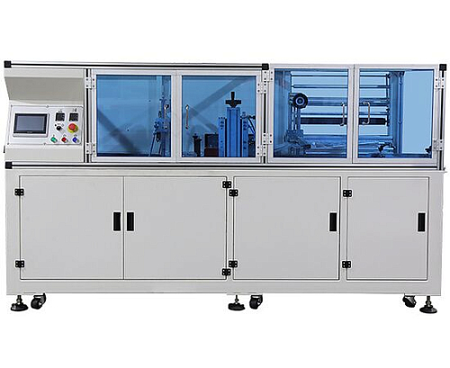 Высокоскоростной автоматический аппарат для запайки и обрезки (с подвижным запаечным узлом по двум осям) Hualian Machinery HWS-50C