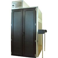 Кегератор BERK 8 Бизнес исполнения с двустворчатой дверной рамой ламинированной цветом венге