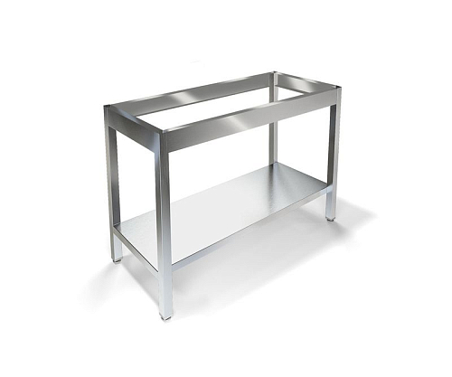 Каркас стола труба нержавейка сплошная полка Kayman КС-22/1507