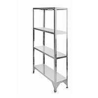 Стеллаж Hessen (Мартэл) С-1,8*10*4/4 нерж