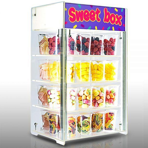 Витрина кондитерская RoboLabs ВН-04С 4 полки, подсветка