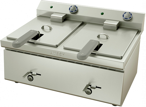 Фритюрница Atesy Таверна-2005 (2-х секционная, l=600 мм)