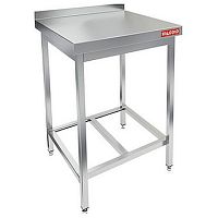 Стол пристенный с бортом и полкой-решеткой HICOLD НСО-5/7БР