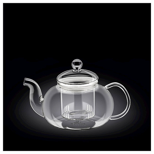 Чайник заварочный 770 мл, с колбой стекл. Thermo Glass Wilmax /1/24/