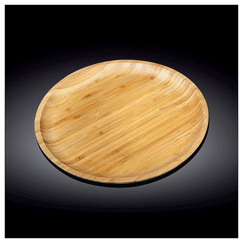 Блюдо для подачи круглое d=30.5 см, бамбук Wilmax /1/6/36/