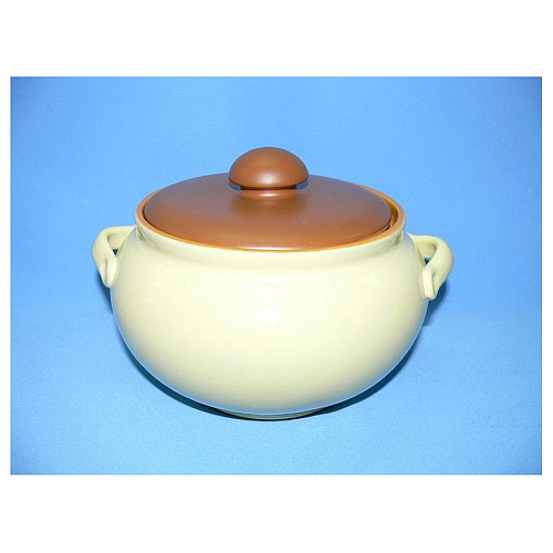 Горшок для тушения/запекания 2,4 л с кр. желто-коричневый (3679) /2/