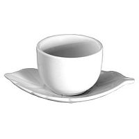 Чашка с блюдцем 70 мл. Киото Вайт/1/