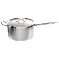 Сотейник 10 л. нерж. d=28 см. h=16 см. с крышк. двойное дно (индукция) /1//1/2/
